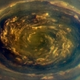 Illustration for article titled An absolutely incredible raw image of Saturn’s swirling north pole